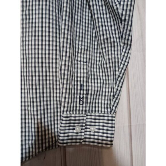 Michigan Wolverines Cutter and Buck Shirt Men's Medium Black White Button Front - Picture 5 of 9